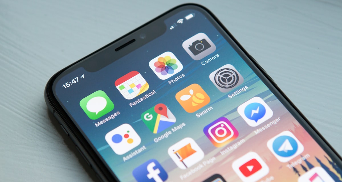 Person using a smartphone to search for local businesses